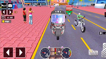 Tuk Tuk auto rickshaw driver 3D game - #40 auto rickshaw driving game - Android iOS Gameplay