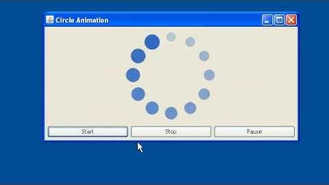 Java Swing spinning loading component