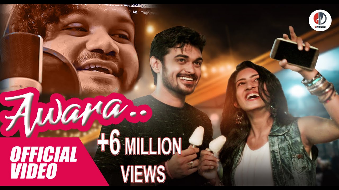 Awara  Batabana hela official video  Humane Sagar  Ankita  Saanu  Rajendra Mohanta  G Music