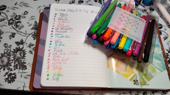 Scribble Stuff Scented Pens & Pencils Coloring - Back To School! 