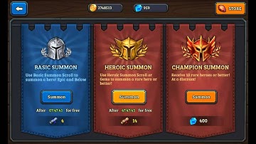 Legendary hero in Heroic Summon! - Dungeon Rush #2