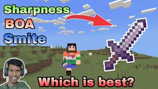 Sharpness vs Smite vs Bane of Arthropods. Which one is best  | Minecraft Sword Enchantments |