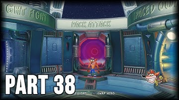 Crash Bandicoot 2 (N. Sane Trilogy) - 100% Walkthrough Part 38 [PS4] – Pack Attack (Clear Gem)