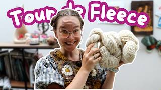 Tour de Fleece: How Much Yarn can I spin in One Day?