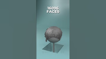 Cloth Simulation 4096 To 55K Faces #satisfying #3danimation #cloth #simulation #physics #shorts