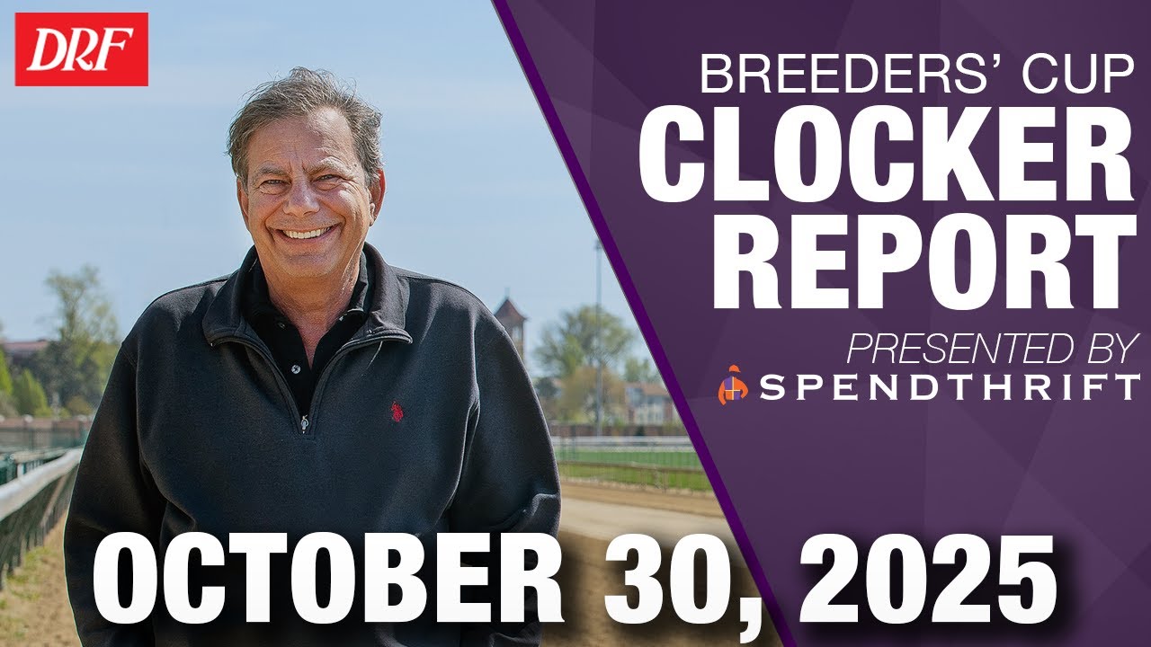 Отчёт о клокинге DRF Breeders' Cup | 30 октября 2025 г.