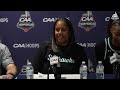 2026 CAA Women's Basketball Championship: UNCW HC Nicole Woods & Icyss Storm