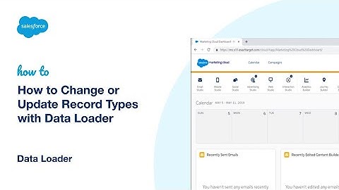 How to Change or Update Record Types with Data Loader | Salesforce Platform