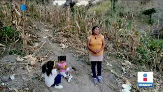 Familias de Guerrero huyen de la pobreza y así arriesgan la vida | Noticias con Yuriria Sierra