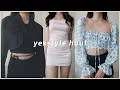 $500 CLOTHING HAUL ON YESSTYLE | Trendy Fashion: Summer 2021 Review