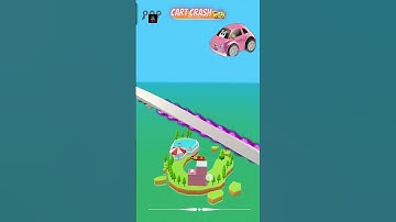 Cart Crash Game Android iOS Walkthrough 🚘🚔🚖 #gameplay #gameshorts #viralshorts #shorts #funnyvideo