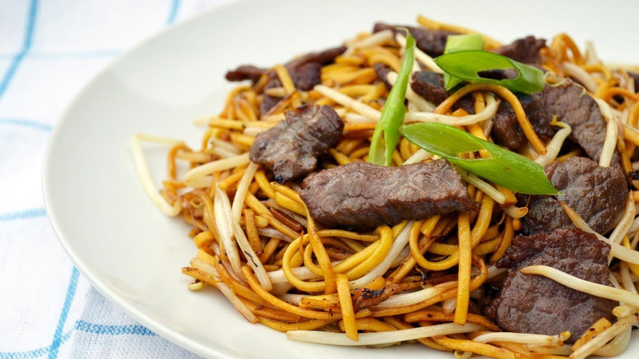 Easy Beef Chow Mein Noodles Recipe | Chinese Recipes For All