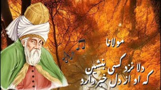 دکلمه غزل زیبای مولانا، دلا نزد کسی بنشین که او از دل خبر دارد/ Rumi poetry in farsi Maulana