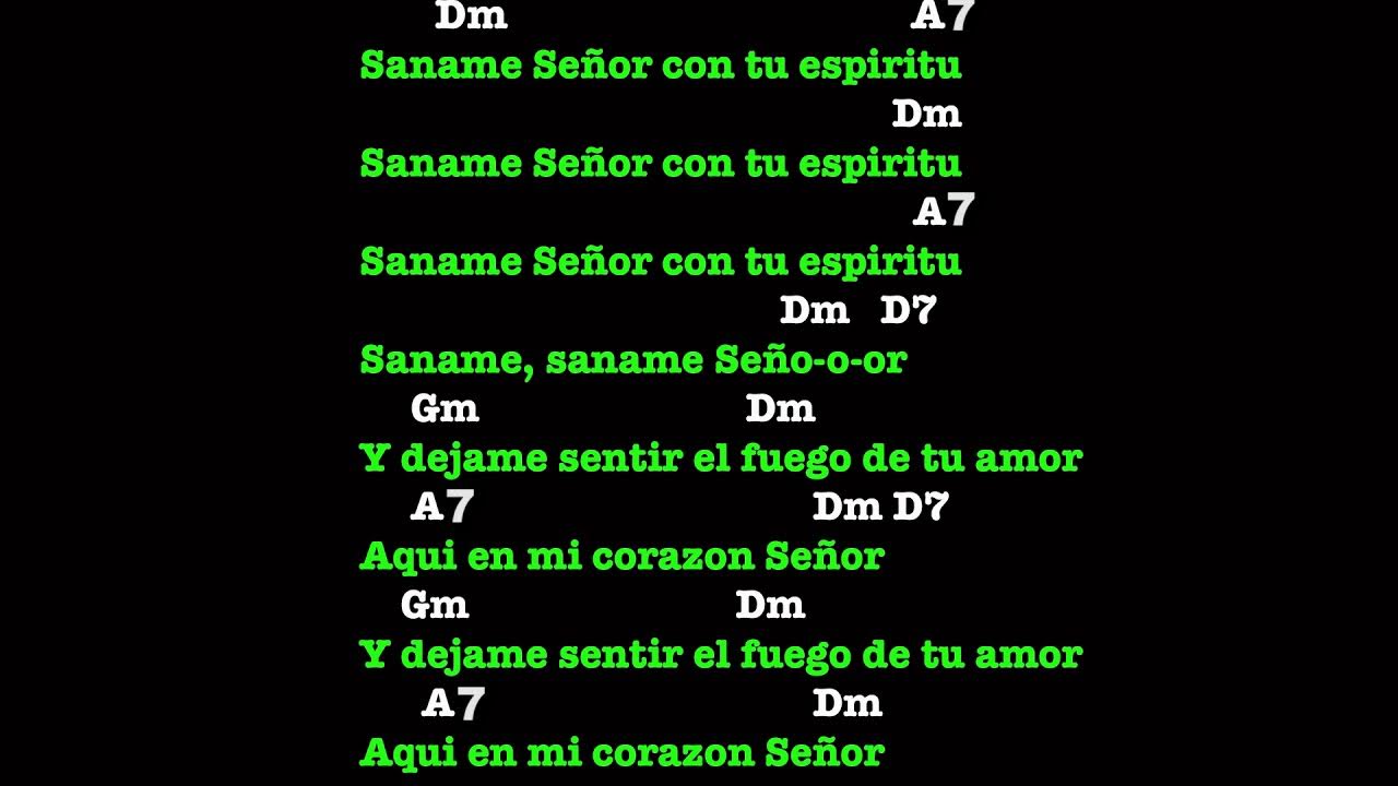 Que Tiene Tu Espiritu Letra Y Acordes Bautizame Señor Con Tu Espiritu Letra y Acordes - YouTube
