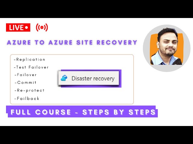 Introduction to Azure Site Recovery I Azure to Azure Site Recovery -Replication, Failover & Failback