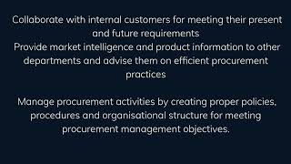 Objectives Of Procurement Management