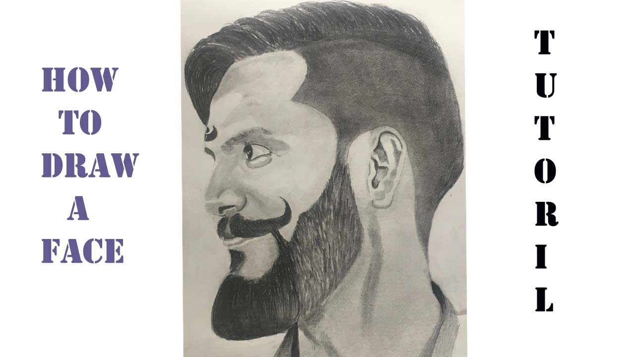 How to draw a face | for beginner |step by step - Govind Art's - YouTube