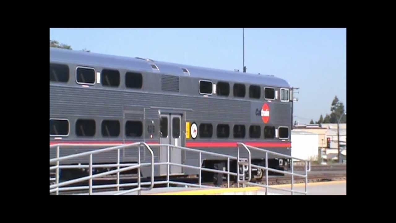 bnsf 5729 Caltrain, ACE, and Amtrak at San Jose and Sunnyvale (6/20/12)