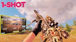 Best 1SHOT Snipers ( DLQ + HDR ) in cod mobile br | best sniper loadout 2024 | dlq33 gunsmith br