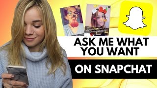 CONSEIL POUR PECHO, AMOURS,PIEDS/INTERNET? #AskSnapchat