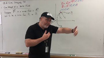 13.2 Line Integrals (video 12) - Line Integral of a Vector Field