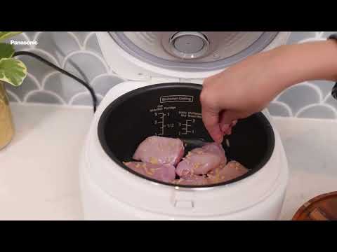 How to Cook Waterless Chicken | Panasonic SR-DL104 Rice & Multi Cooker