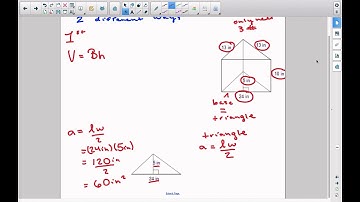 Prisms and Cylinders   Triangular Prisms