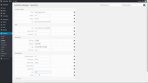 Autolinks Manager Pro - Create an autolink (advanced tutorial)