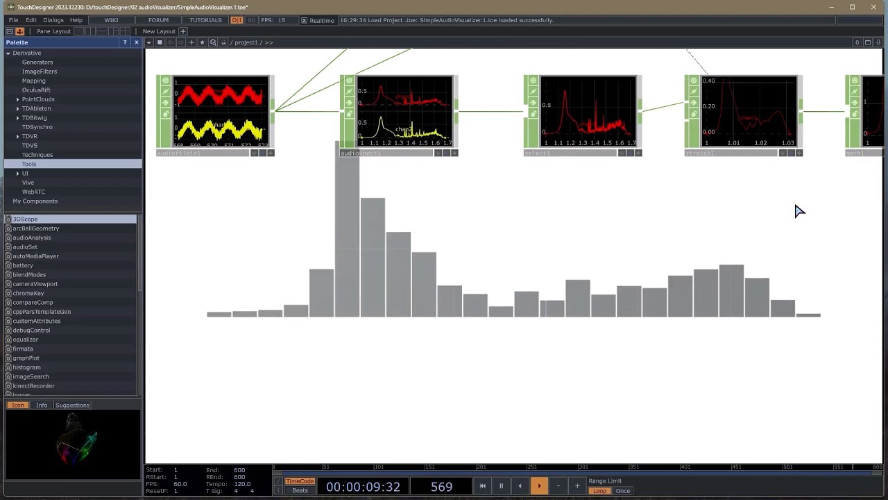 Simple Audio Visualizer in TouchDesigner - YouTube