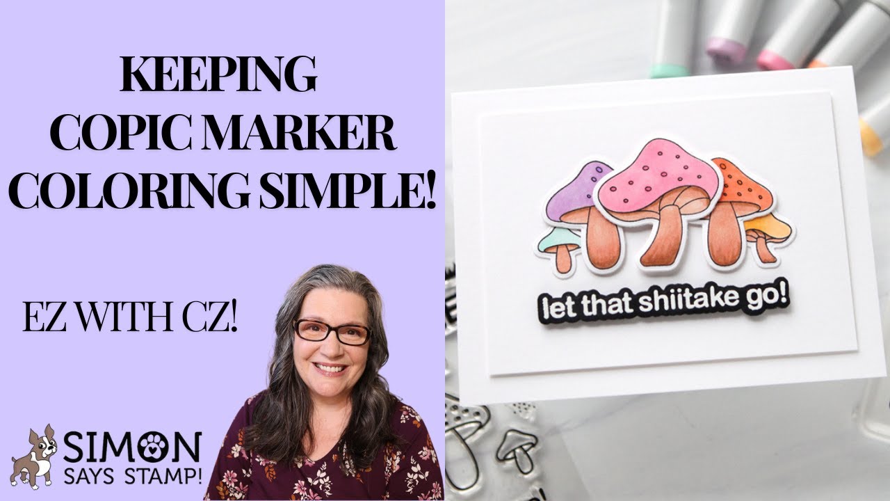 Keeping Copic Marker Coloring Simple! - YouTube