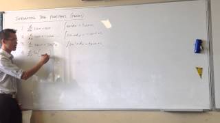 Integrating Basic & Reciprocal Trigonometric Functions Integrating Basic & Reciprocal Trigonometric Functions