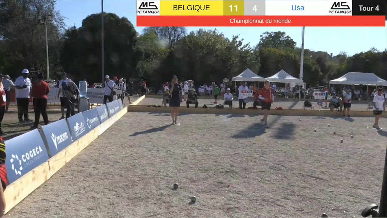 Miniature : Pétanque 2025: Ch du monde X1 femme (Rome) 4ème tour