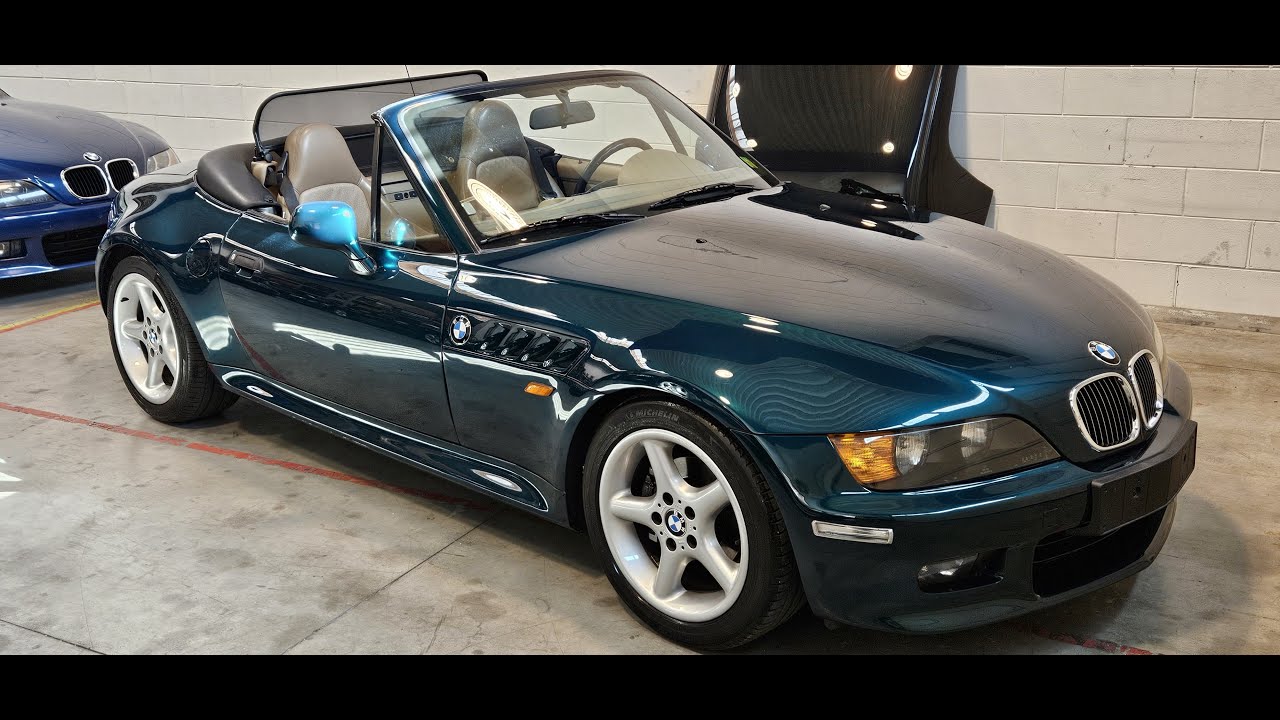 BMW Z3 2.8 Boston Green 1997 - YouTube