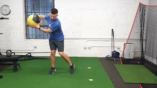 Sticky Note Med Ball Throw - Transfer Training For Ground Reaction Force