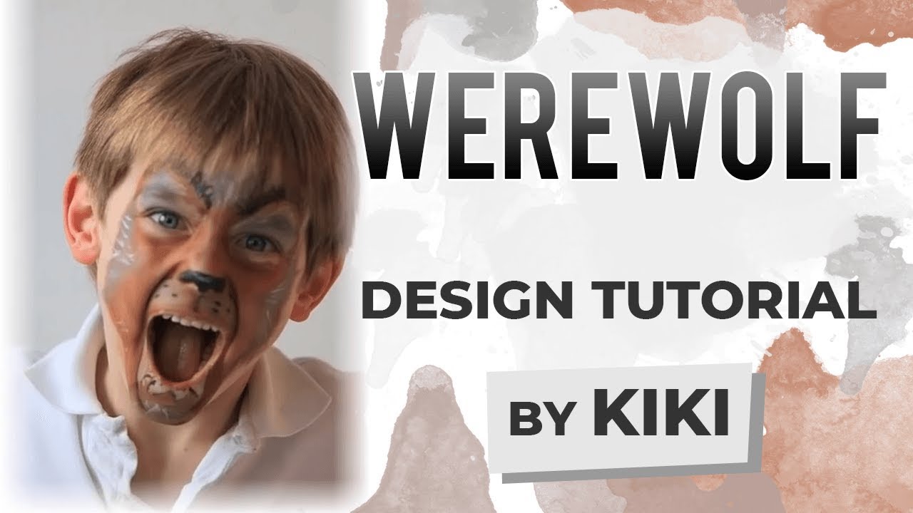 Werewolf Face Painting Tutorial YouTube