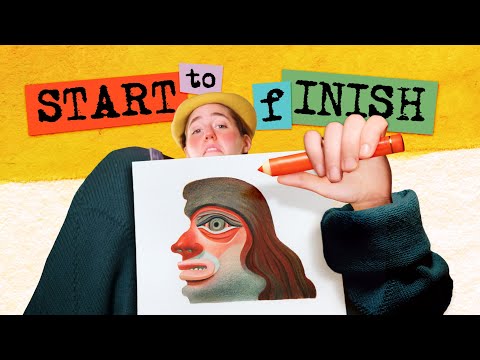 Full Mix-Media Illustration PROCESS | + Watercolour &amp; Coloured Pencil Illustration Tips!