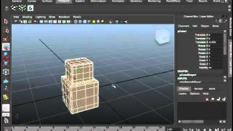 0307 Maya 2011 (Extrude and Loops).mp4
