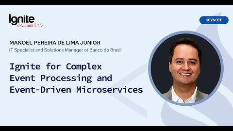 Ignite for Complex Event Processing and Event-Driven Microservices
