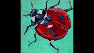 Ladybug Painting Time Lapse