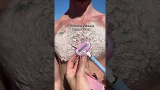 SHAVING MY BF'S CHEST | SHAVING HACKS #shorts screenshot 5