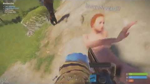 RUST hanyunteak43  kill CHAINSAW FINISHER!!!!