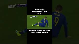 Prije 10ak godina igrali smo prijateljsku utakmicu protiv Svicarske i dobili ih rezultatom 2:0 #fyp