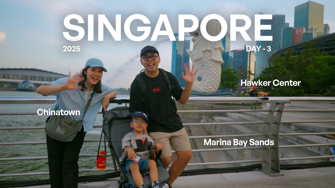 СИНГАПУРСКИЙ ВИДЕОБЛОГ 🇸🇬 Лучшие центры уличной еды, Чайнатаун, Marina Bay Sands, кофейни