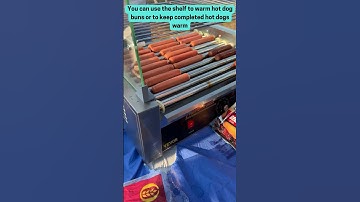 VEVOR Hot Dog Roller Grill Cooker Machine - Serve and Sell Many Hot Dogs or Sausages