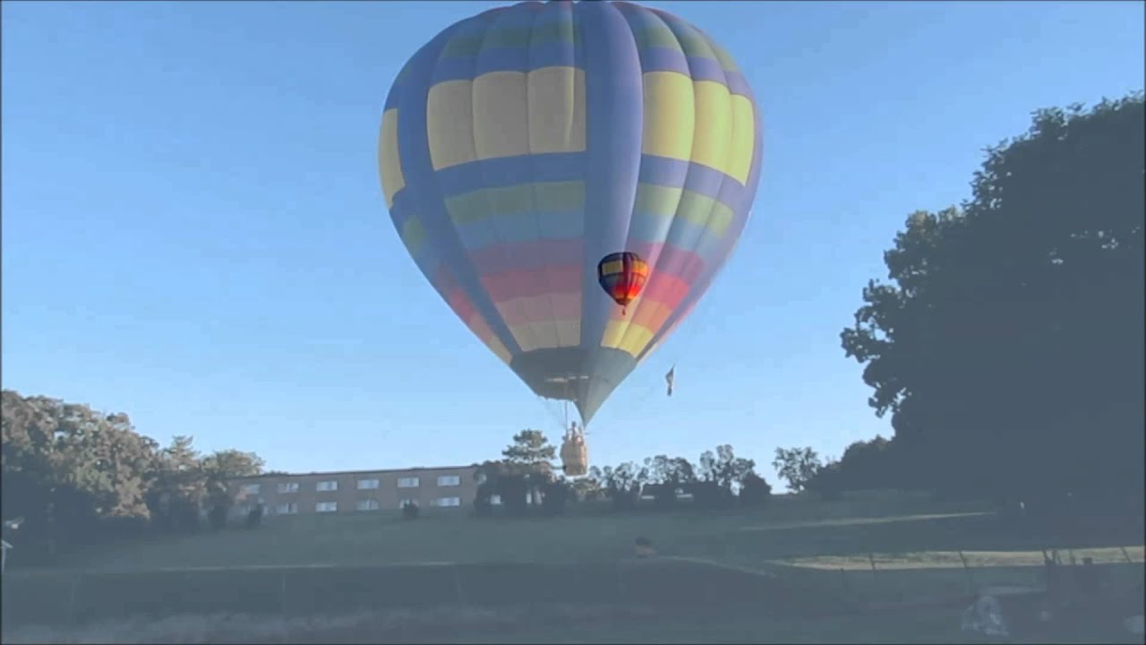 Fire breathing balloon over Janesville YouTube