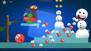 NEW ADVENTURES ! RED BALL 4 WINTER IS COMING ! Game Walkthrough (Level 10 - 20 ) screenshot 2