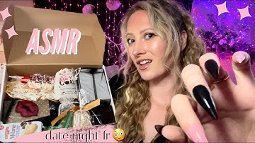 ASMR | Dark Fantasy Romance Blind Date With a Book Unboxing! 🦇🥀 (I learned things… 🤭)