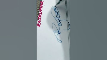 Rajkumar stylish signature ✍️ plz send your name in comment box 🎁