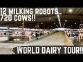 This New Dairy Has 12 Milk Robots!!