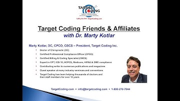 Target Coding Friends & Affiliates - American Chiropractic Billing Company